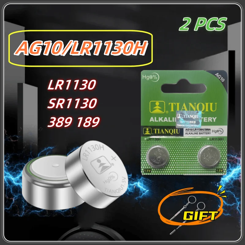 Batterie A Bottone Tq Ag10 Lr1130 Lr54 Sr54 389 Lr54 189 1.55V Celle A Bottone Di Alta Qualità Applicabili Alla Calcolatrice Della Sveglia Dell'Orolog