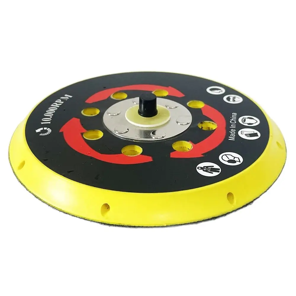 

1 шт. 6 дюймов 150 мм M8 насадка для песка пластина полировальный шлифовальный диск пневматическая самоклеящаяся присоска Pad липкий диск абразивные инструменты