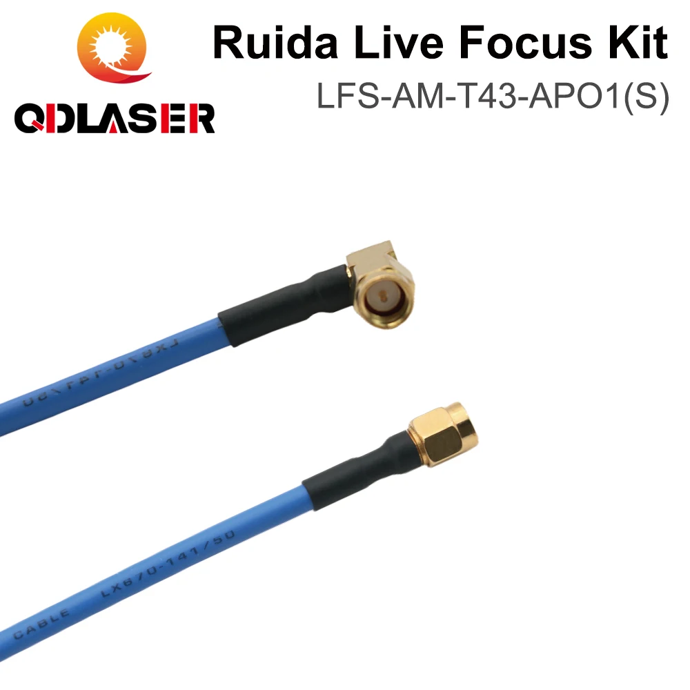 QDLASER Ruida LFS-AM-T43-AP01(S) 금속 절단 실시간 초점 시스템 증폭기 및 증폭기 연결 케이블, 레이저 기계용