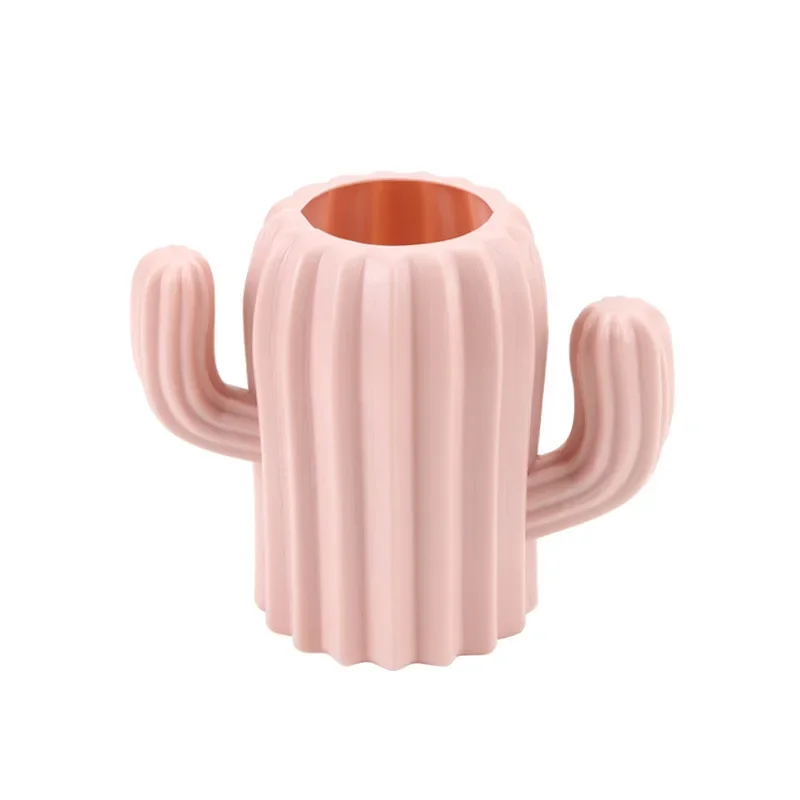 Creative Student Pen Holder Stationery Desktop Cactus Desk Multifunction Storage Box PE Pen Container Brush Pot Office Supplies pen holder pen and brush holder desk organizer brush holder desk storage rack
