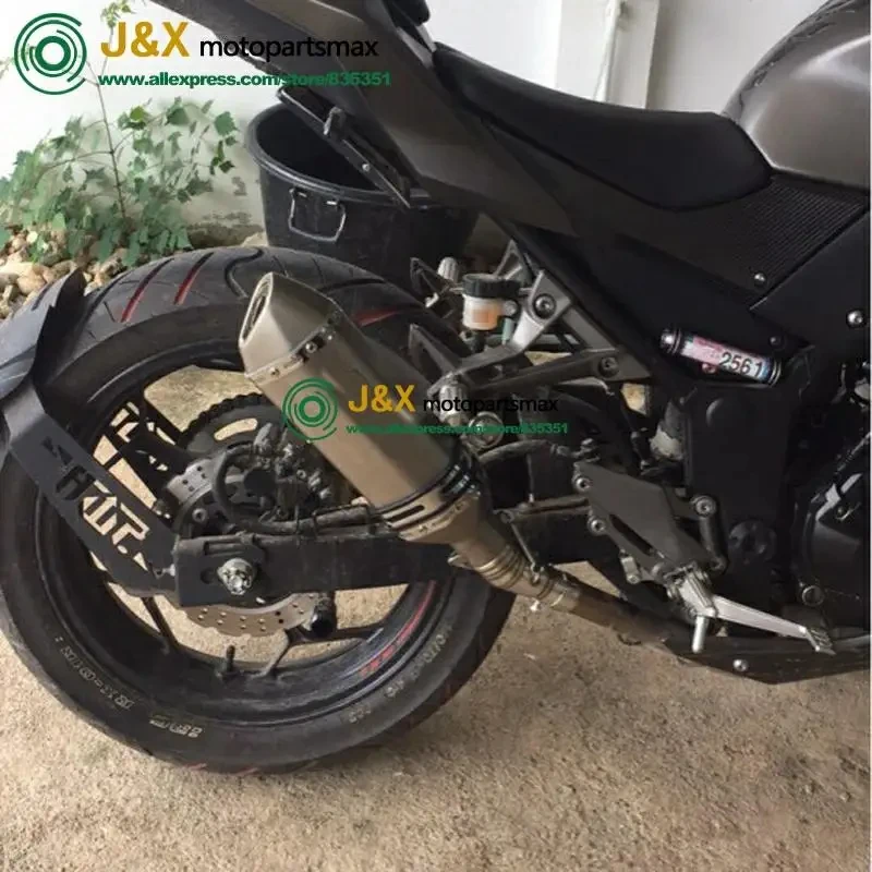 Motorcycle Exhaust Middle Pipe Slip On For Kawasaki Z250 2008-2015 Ninja 300 2013-2016 Ninja 250R 2008-2012 Ninja250R Ninja300 - Image 6