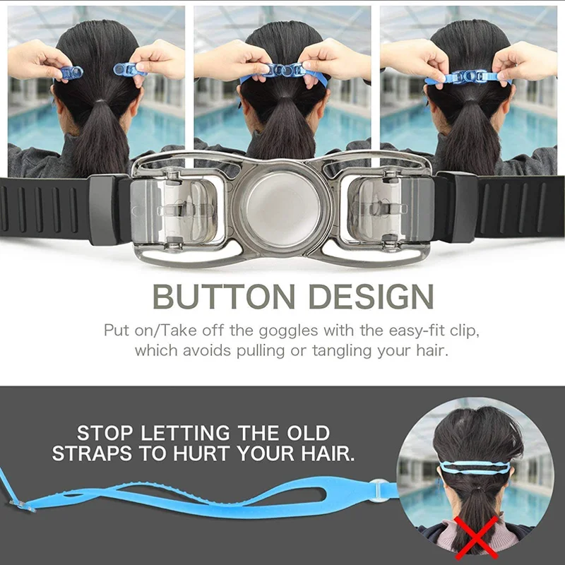Professional Adult Anti Fog UV Protection PC Lens Men Women Swimming Goggles Waterproof Adjustable Silicone Swim Glasses Eyewear 6