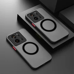 Matte Magnetic Fashion Shockproof Phone Case - Durable and Protective - Xiaomi 11 Lite 5G NE (Black)