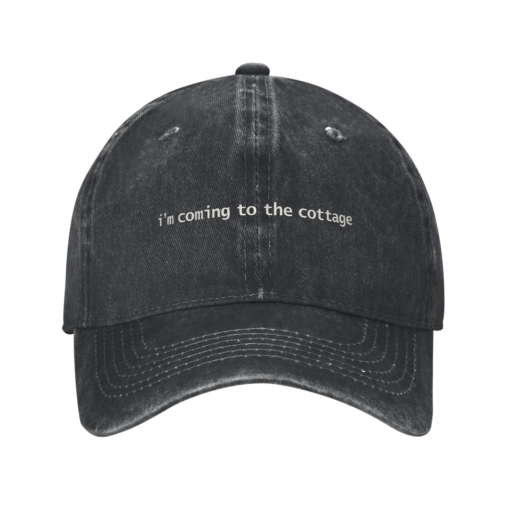 Gewaschene Baseballkappe, Heated Rivalry Summer Trucker Hat für Herren, IM Coming To The Cottage, Street Style Sun Snapback Cap