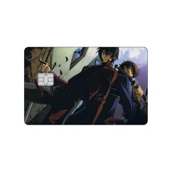 Elegant Matte Anime Code Geass Credit Card Skin Sticker Featuring Lelouch and C.C. Design - Big Chip (14 - 1PCS)