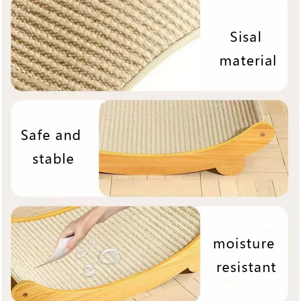 Cat Scratching Pads Cat Scratch Board Detachable Wear-resistant Multifuction Cats Sleeping Bed Kitten Grinding Cat Toys 6