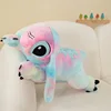 New Colorful Tie Dyeing Stitch Rabbit Plush Party Style Stitch Interstellar Baby Cartoon Pillow Gift Children's Sleeping Pillow 2
