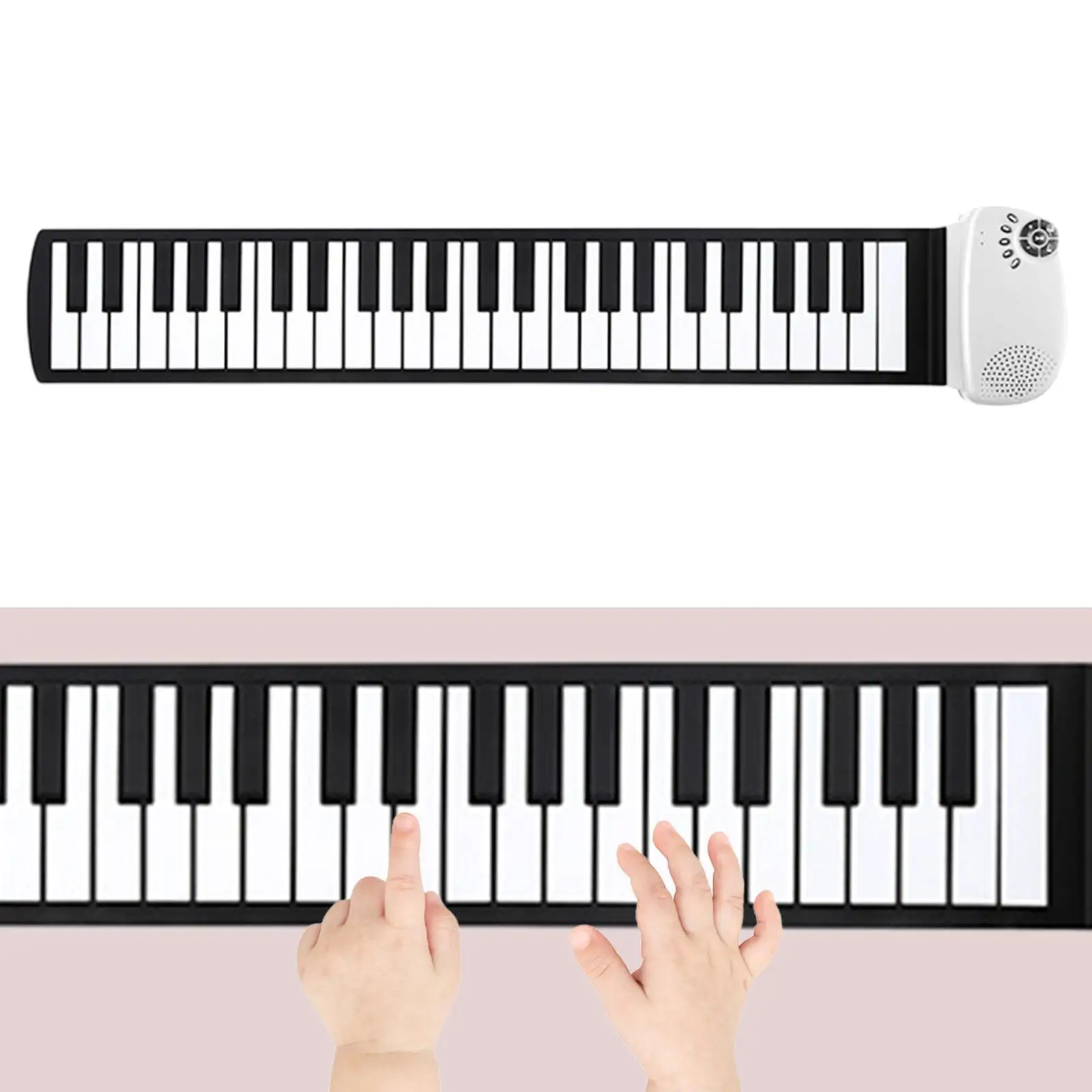 49 Key Roll up Piano Support Headphone and Speaker Electronic Hand Roll Piano for Kids Ages 3+ Class Teaching Adults Beginners 49 Key Roll up Piano Support Headphone and Speaker Electronic Hand Roll Piano for Kids Ages 3+ Class Teaching Adults Beginners