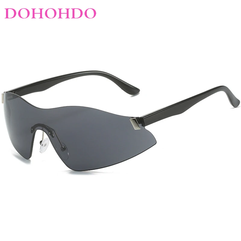 

DOHOHDO Luxury Brand Punk Sunglasses Goggles For Women Men Outdoor Cycling Colorful Sun Glasses UV400 Male Sport Shades Eyewear