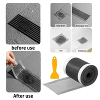 5/10m Disposable Shower Floor Drain Sticker DIY Hair Catcher Drain Stopper Filter Cover Bathtubs Mesh Kitchen Bathroom Accessory 2
