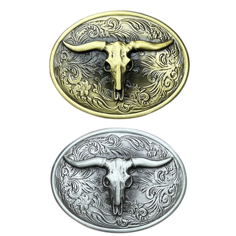 

Head Belt Buckle for Waist Belt Replacement Cowboy Clothing Accessories