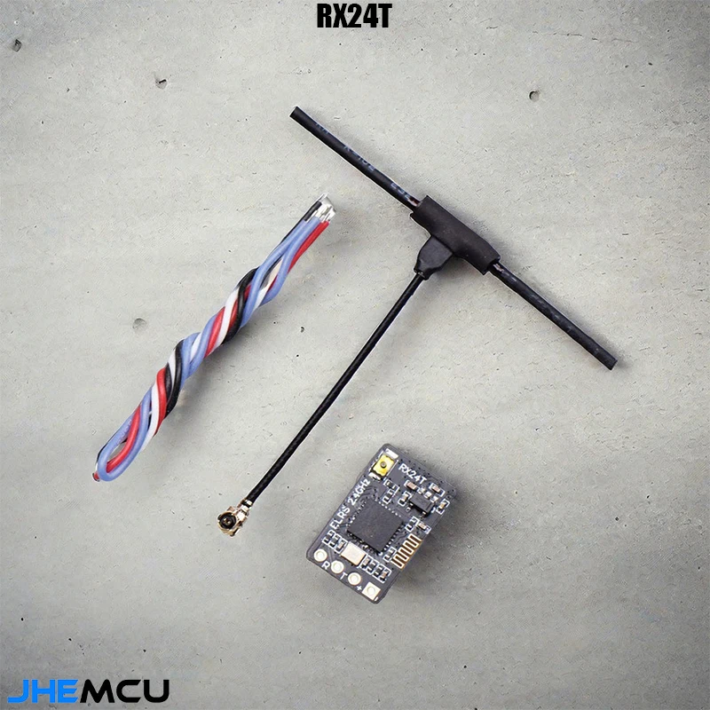 JHEMCU RX24T ELRS 2.4G Nano Récepteur Drone Longue Portée