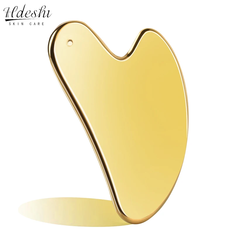 Stainless Steel Facial Gua Sha Anti-Wrinkle Skin Tightening Massager Tool
