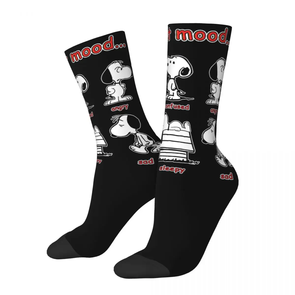 Cute Women Men Funny Snoopy Mood Design Socks Comic Merch Soft Socks Cute Wonderful Gifts