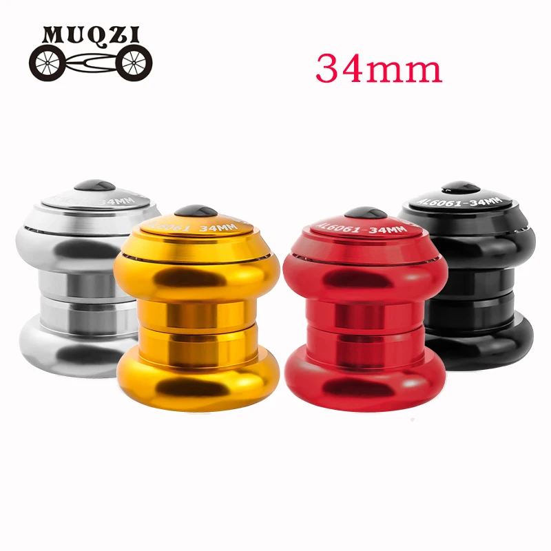 

Велосипедная гарнитура Muqzi 34 мм, интегрированная 1 1/8 горный велосипед, рулевые чашки для горного велосипеда, Велосипедная вилка, подшипник, колонка, пресс, горный велосипед