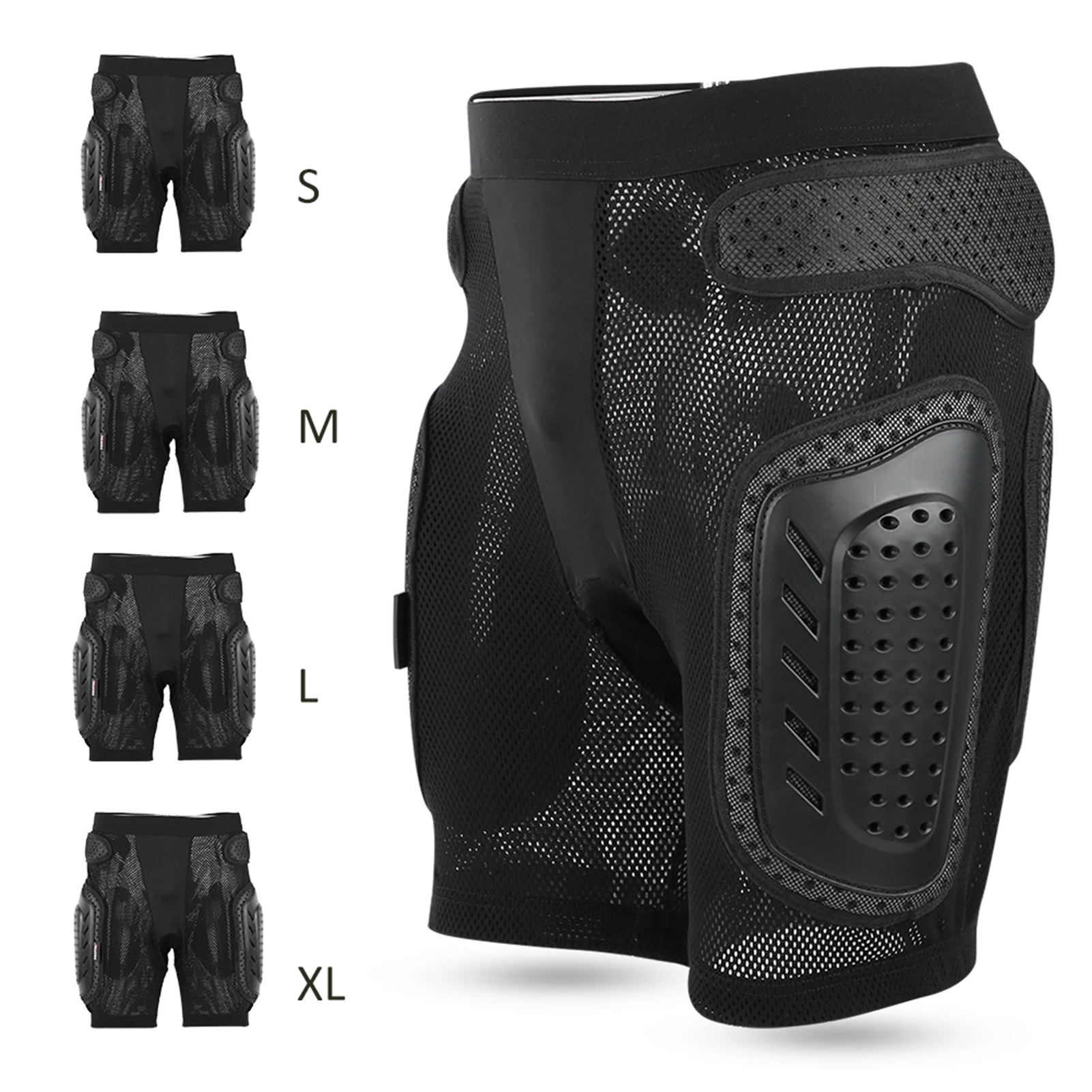 Cycling Skiing Hip Pad Shorts Sport Cycling Hip Protection Pants Pad Protective Skiing Roller Skating Skateboarding