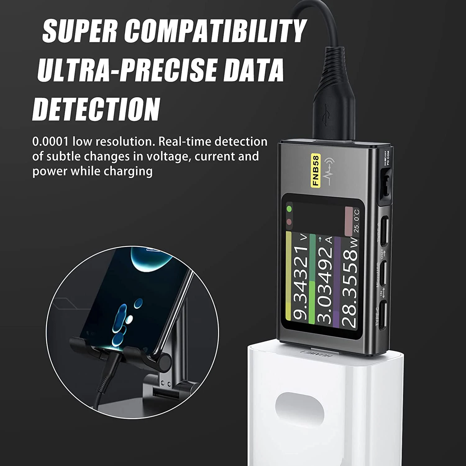 Рисунок 3 - FNB58 USB тестер