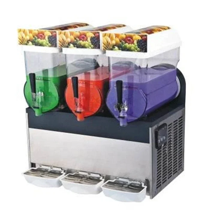 Professional 3 Bowls Style Frozen Ice Making Slush Machine Colorful Slush Machine for Sale 3