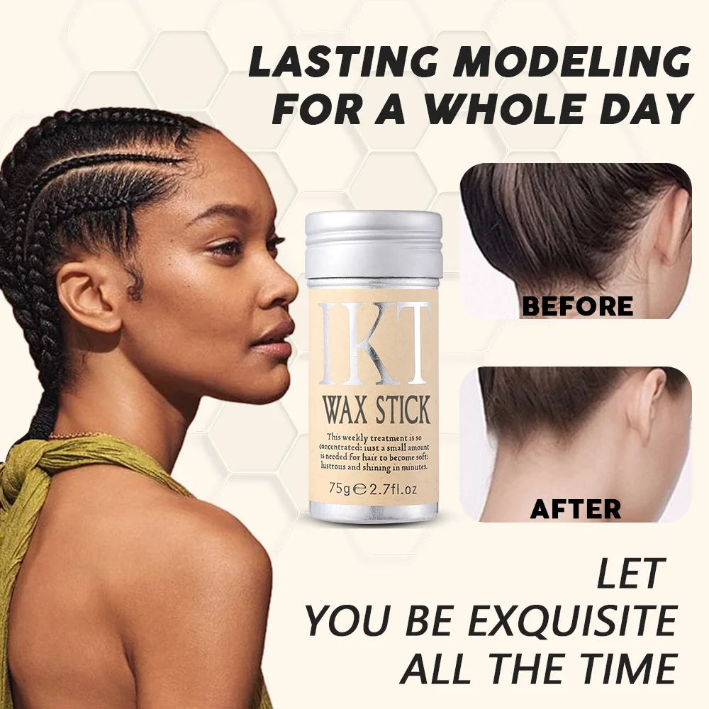 Hair Wax for Flyaway Hair Non-greasy Wax Non-greasy Fast Drying Stick for Smooth Styling Quick Wigs para el cabello