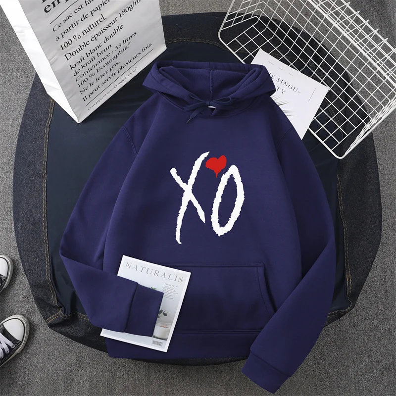 The Weeknd Xo Rapper Funny Womens Hoodie Pullover Streetwear Harajuku Hoodies Women Hip Hop Fleece Sweatshirt Unisex Clothes