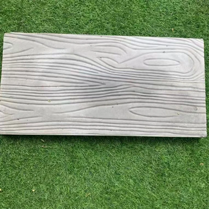 Wood Grain Long Strip Cement Embossed Floor Mold Size 60X30Cm Artistic Concrete Imitation Cultural Stone Wall Embossing Mold