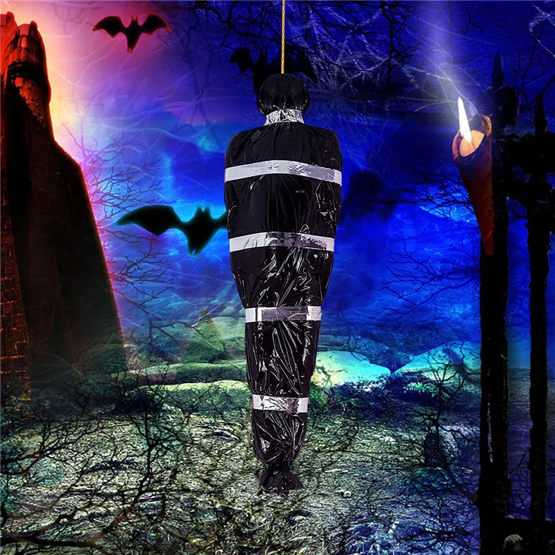 Skeleteen Dead Body Bag Decoration Dummy Crime Scene Fake Corpse Figure