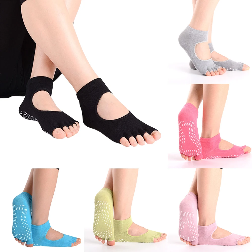 

Non Slip Five Finger Yoga Socks Wholesale Pilates Five Finger Socks Sport Socks Professional Female Summer Finger