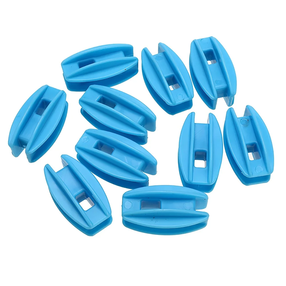 UV Stabilized End Strain Plastic Electric Fencing Fence Insulator 10pcs for Farm Garden Fence Post Ends Termine Fitting