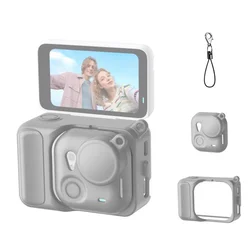 Premium Silicone Protective Case with Lens Cap - Grey