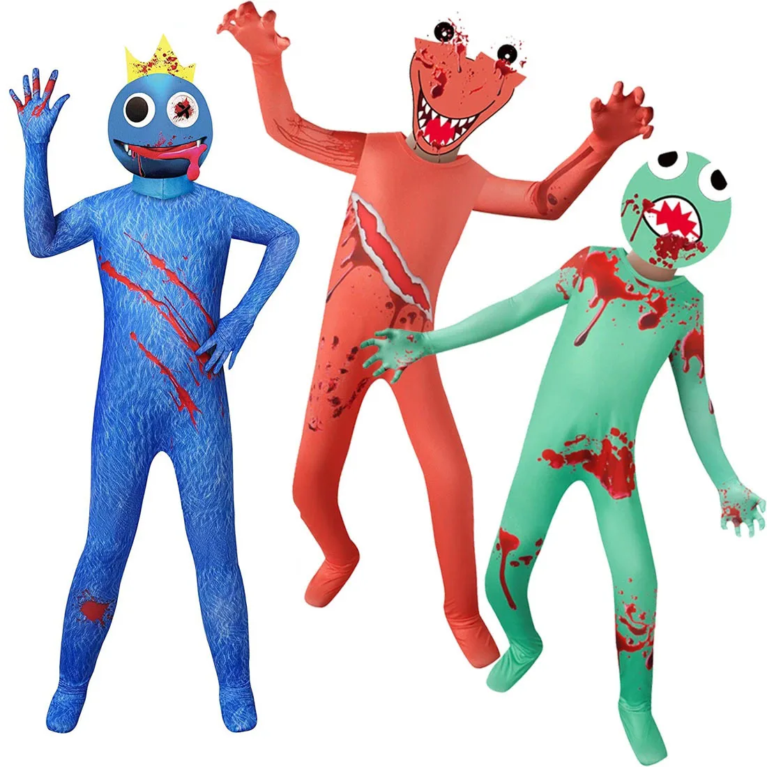 KidsHalloweenCostumesAnimeRainbowfriendGameCosplayClothingBoys