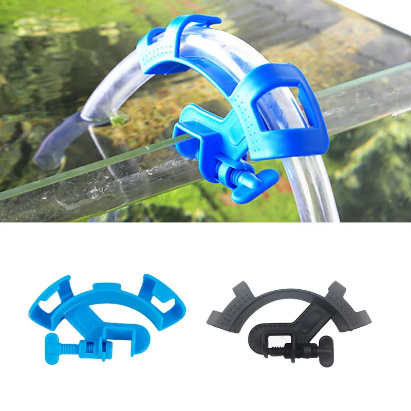 Fish Tank Water Hose Holder Adjustable Tube Clamp Fixed Clip Aquarium Pipe for |