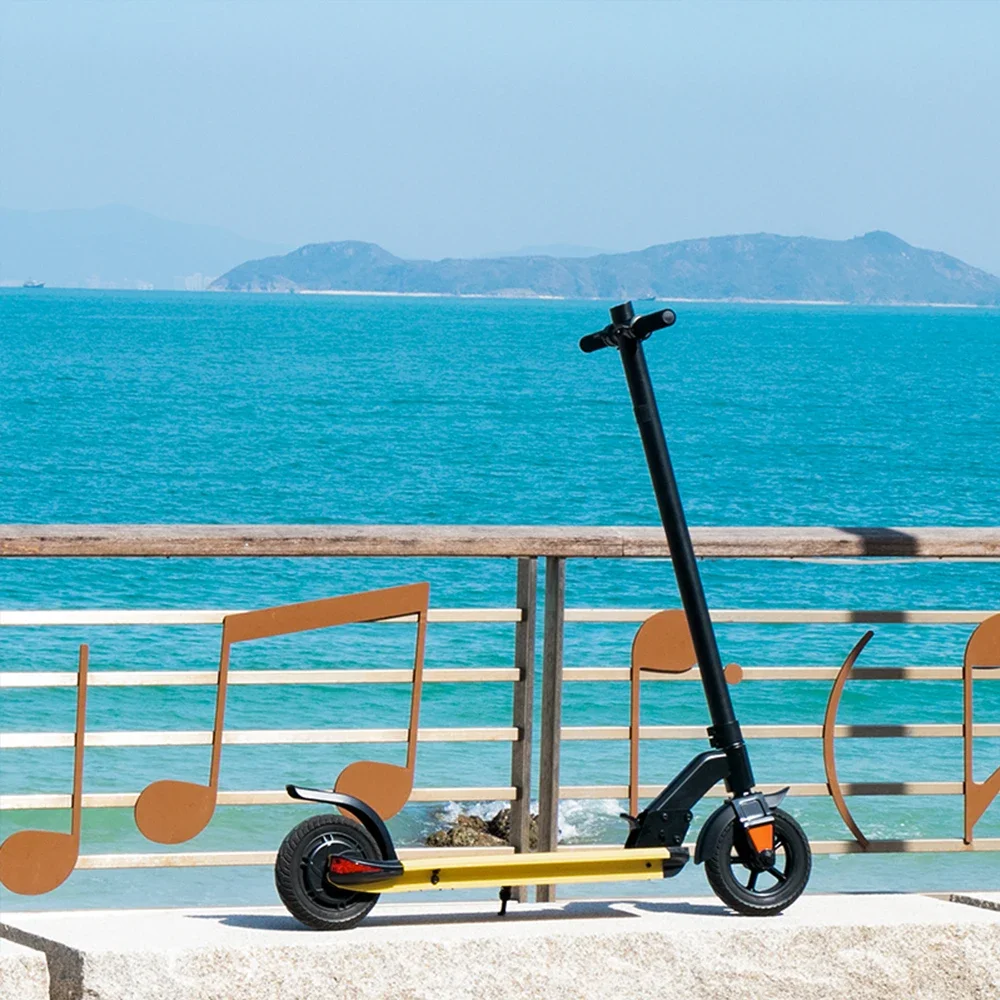 

8 Inch Pneumatic Tires Two-wheel One-button Folding Electric Scooter