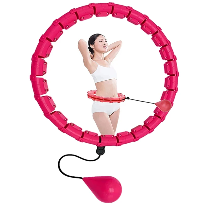 

Auto-Spinning Smart Sports Hoops Adjustable Fitness Circle Thin Waist Drop Shipping Bodybuilding Exercise Intelligent Hula Rings