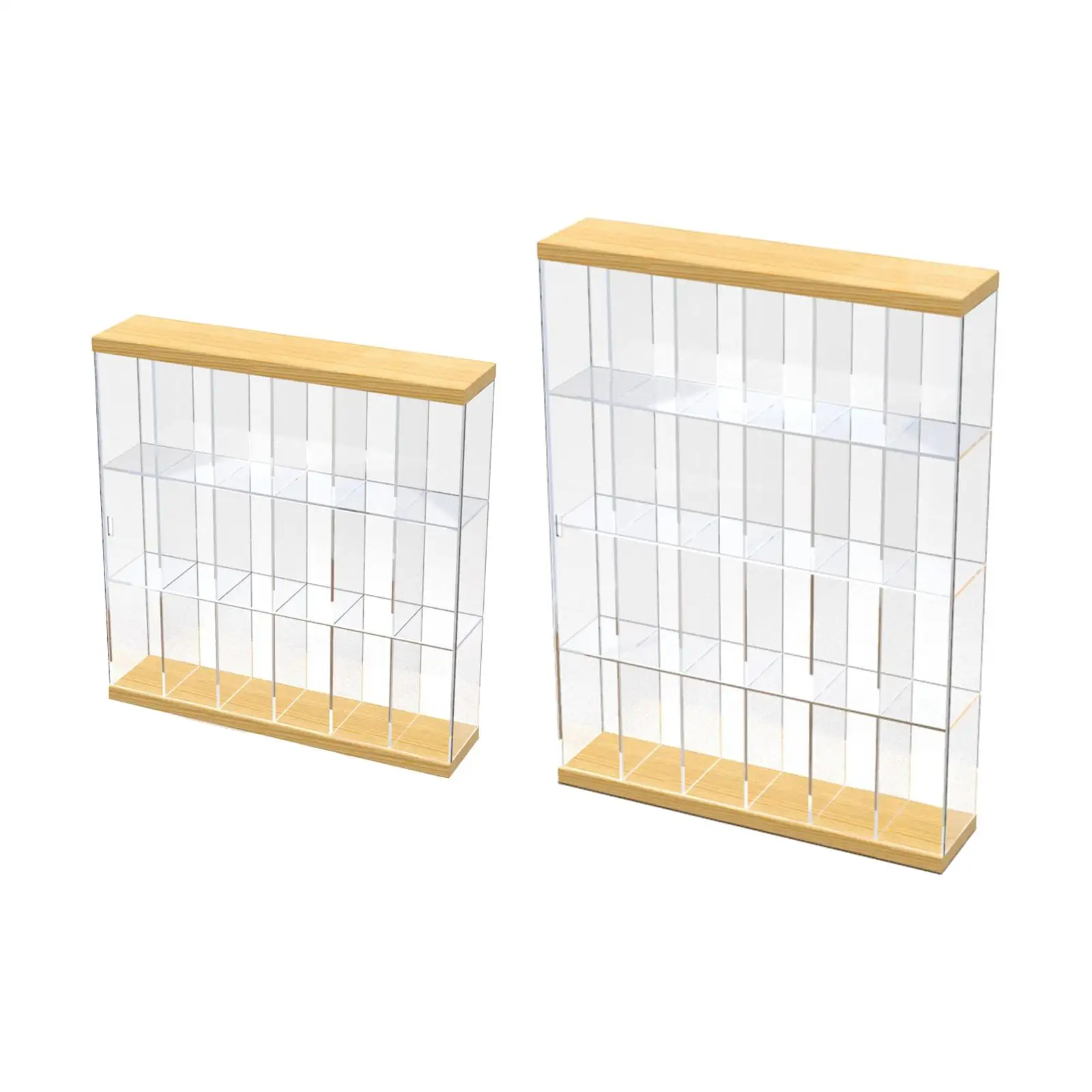 

Action Figure Display Shelf Acrylic Storage Showcase Fixtures Holder Rack Toys Counter for Bedroom Office Living Room Entryway
