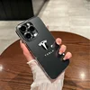 For Tesla model 3 model X Y style Roadster Fashion Clear Cover Phone Case For iPhone 13 Pro 13 Mini 11 12 Max Xr X Xs 7 8 Plus 6