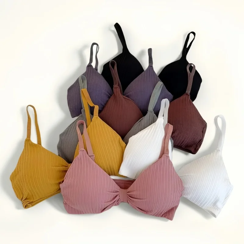 Wire Free Bras For Women Push Up Bra Sexy Lingerie Comfort Bra Tops Female Brassiere Seamless Underwear Solid Intimates 1
