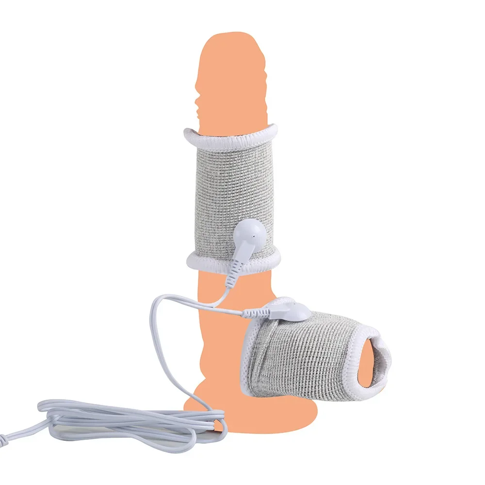 2pcs/4pcs Blue Stim Loops Conductive Adjustable Estim Wrist Strap with DC2.5 Snap Wires/Physiotherapy device 4