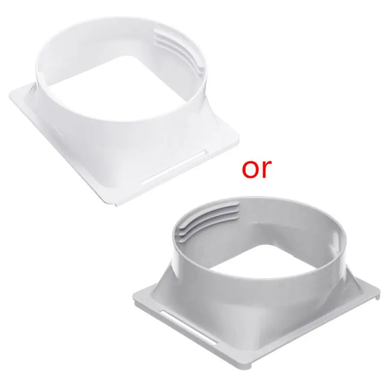 

P82D 15cm Square Portable Air Conditioning Body Exhaust Duct Interface Pipe Connector Conditioner Parts