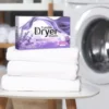 Dryer Sheets Bulk Natural Fabric Softener Sheets Plant Lavender Laundry Softener Naturally Removes Static Cling Drying Machine 6