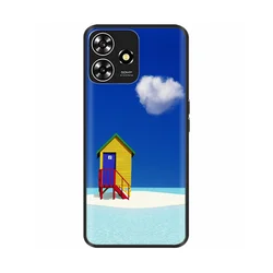 Cartoon Painted Soft TPU Protective Phone Case for Blade V50 Smart (01625)