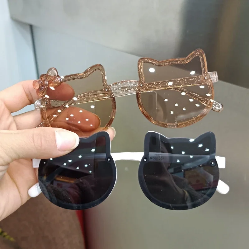 Cute Kitty Sunglasses - UV Protection Eyewear for Kids