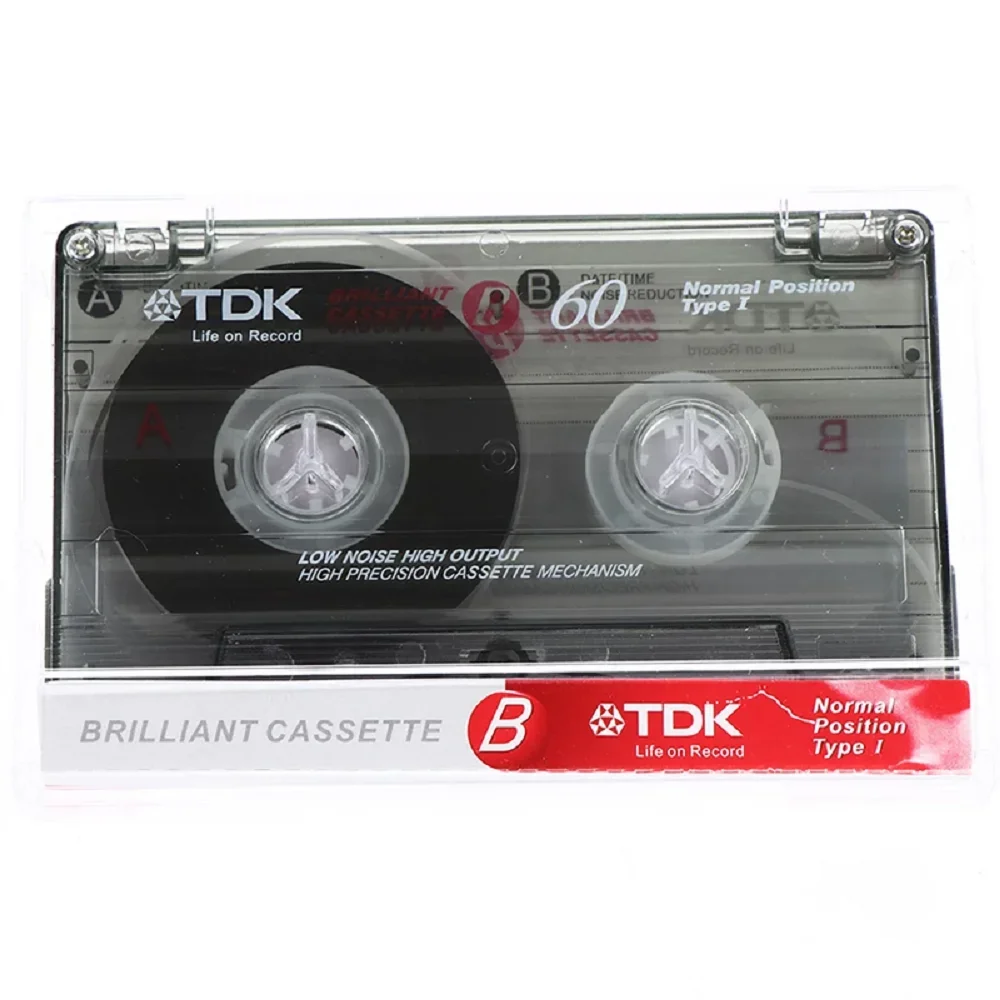5PCS Standard Cassette Blank Tape Player Empty 60 Minutes Magnetic Audio Tape Recording For Speech Music Recording cassette tape player