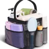1pc Large Capacity Mesh Toiletry Bag, Portable Handbag for Going Out, Polyester Black Beach Bag, Suitable for Outdoor Play 1