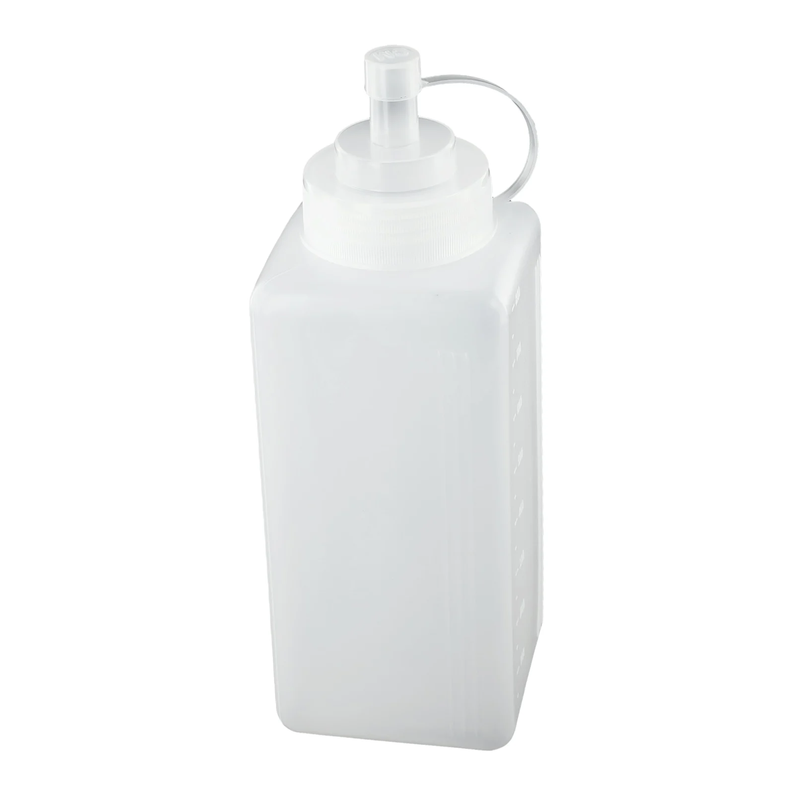 1Pcs PE 800/1000ML Large Diameter Dustproof Plastic Squeeze Sauce Bottle Dressing Bottle Squeezing Container Seasoning Bottle