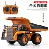 RC Alloy Brand Remote Control Excavator 1/20 Diecast Digger 11 Channel Tractor With Led Sound USB Rechargeable For Children Gift 3