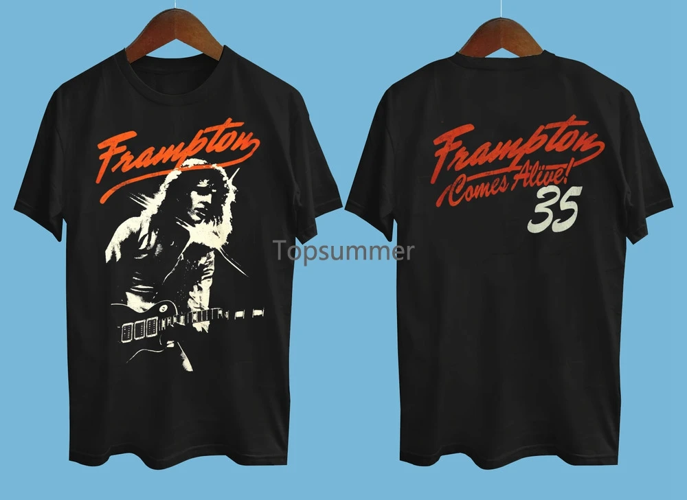 

2011 Peter Frampton Comes Alive 35 Black All Size T-Shirt Fa1156