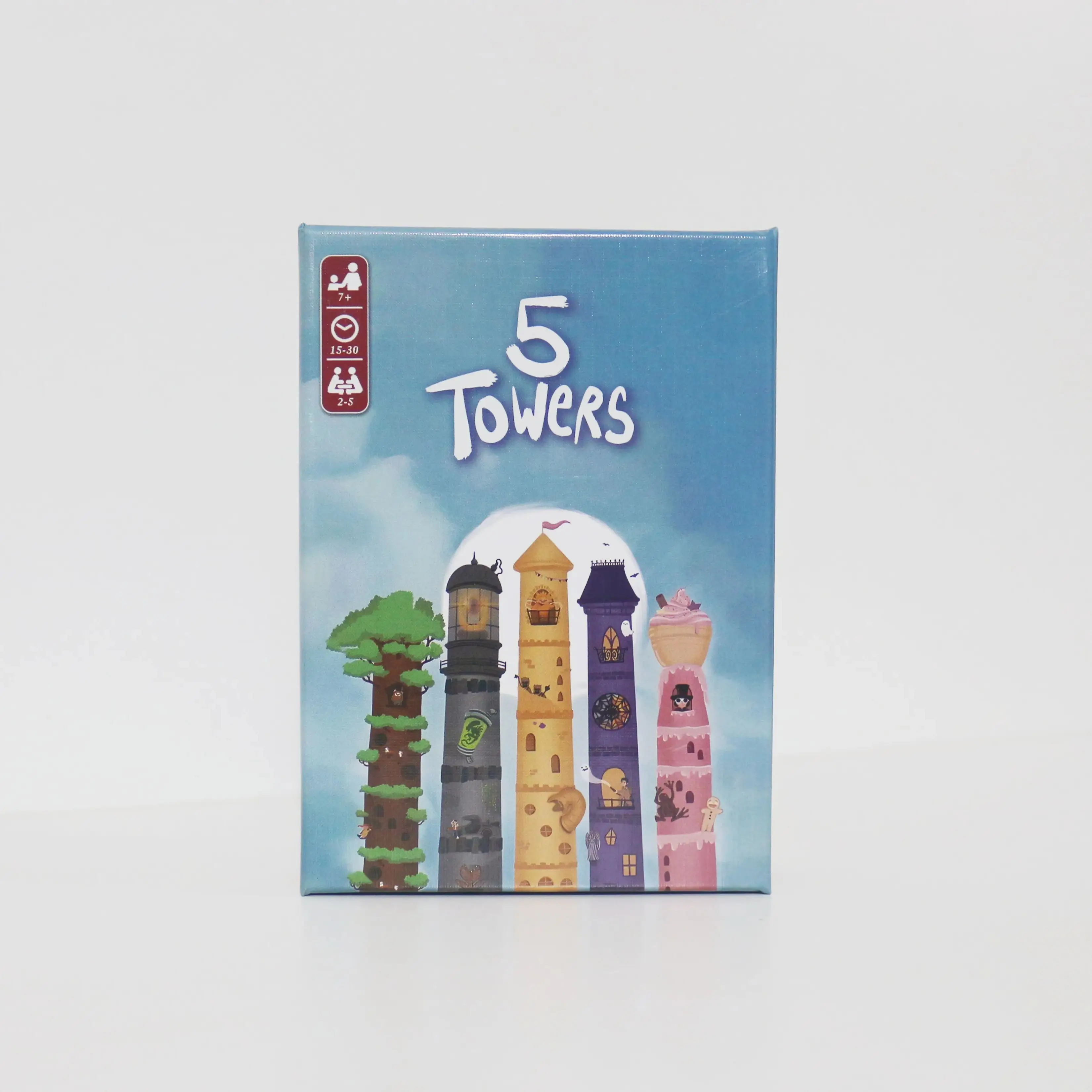 5 Towers game strategy card matching fun, suitable for friends, couples and family a perfect game for all ages