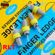  DK FINGER LEDGE 20pcs Tattoo Needles RLT  Disposable Sterilized Safety Tattoo Needle for Cartridge Machines Grips RLT 