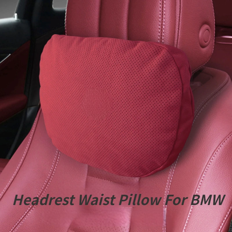 

Top Quality Car Headrest Neck Support Seat for BMW X1 X3 X4 X5 X7 3 4 5 6 7 Series Soft Adjustable Car Neck Pillow Waist Pillow
