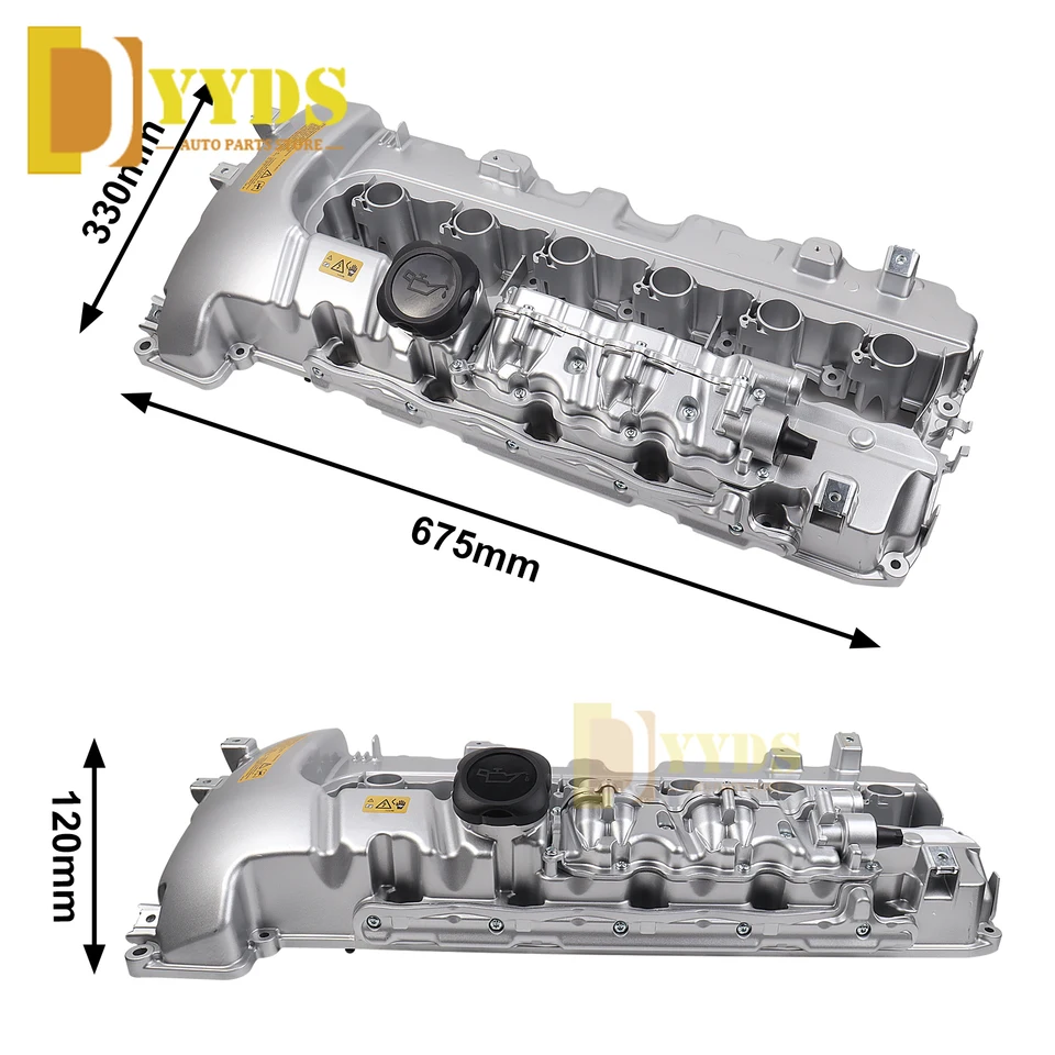 ECS Tuning N54 アルミヘッドカバー For BMW N54 Aluminum Valve Cover